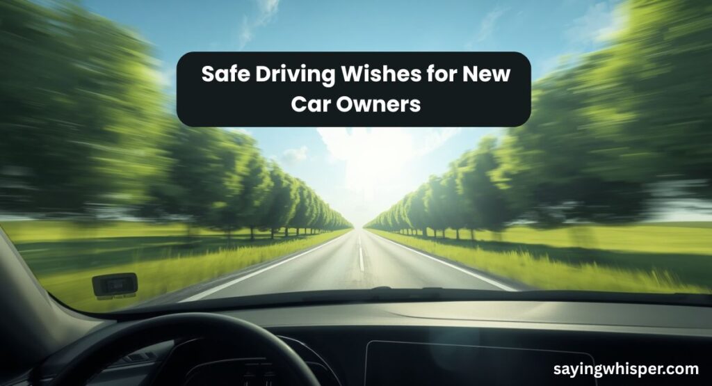 Safe Driving Wishes for New Car Owners